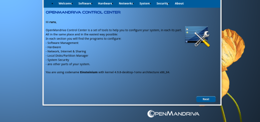 OpenMandriva control center